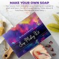 thumbnail image 5 of Soap Making Kit for Adults, Make Your Own Soap with Melt & Pour DIY Natural Soap Supplies; 6 Essential Oils, Silicone Soap Mold, Spoon, Dried Flowers, 1.5lbs. Goats Milk Soap Base, 4 Colors, 9 Labels, 5 of 10