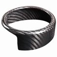 thumbnail image 1 of Carbon Fiber Rear Grille Front Grill Logo Decor Ring Black Trimmed, 1 of 4