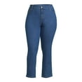 thumbnail image 2 of JMS Just My Size by Hanes 5 Pocket Stretch Jeans, Women's Plus and Women's Plus Petite, Sizes 16W-26W, 2 of 5
