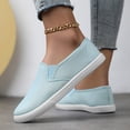 thumbnail image 4 of Womens Lightweight Canvas Slip On Sneakers Comfortable Non Slip Work Shoes Breathable Casual Dress Shoes, 4 of 8