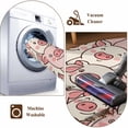 thumbnail image 6 of Farm Animals Cheek Front Door Rugs 2x3 ft Cute Cartoon Funny Pig Face Graffiti Small Rug for Entryway Non Slip Washable Bathroom Door Mat Absorbent Floor Mat for Indoor Entrance, 6 of 9