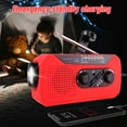 thumbnail image 3 of Emergency Crank Radio with 2000mAh Power Bank, AM/FM/NOAA Weather Alert, Flashlight for Camping Survival, 3 of 7