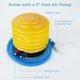 thumbnail image 5 of Silla inflable transparente con bomba de aire para pies, sofá individual inflable de PVC transparente para dormitorio, balcón, piscina, césped, sofá inflable para exteriores e interiores para camping,, 5 of 7