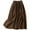 Coffee, variant on VUPSGEZ Patriotic short skirt Relaxed Long Maxi Skirt Women's Loose Casual Cotton Skirt A Line Mid Length Half Skirt Linen Long Skirt Women's Cotton Eyelet Midi Skirt(Coffee,XL)