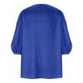 thumbnail image 5 of Boho Women's Lantern Sleeve Chiffon Cardigan Sheer Loose Fit Beachwear For Poolside Resorts, 5 of 5