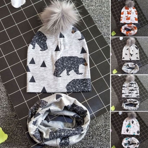 baby toques with pom pom