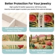 thumbnail image 3 of Cactus Travel Portable Square Display Case Decorative Box Jewelry Stand Earring Holder for Girls and Women: Stores Rings, Earrings, Necklaces, Bracelets, and More, 3 of 6