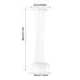 thumbnail image 3 of Acrylic Flower Stand Set of 2 Clear Pedestal,Tall Vases for Wedding Event Party Props Home Decor Lightweight and Portable Flower Stands, 3 of 6