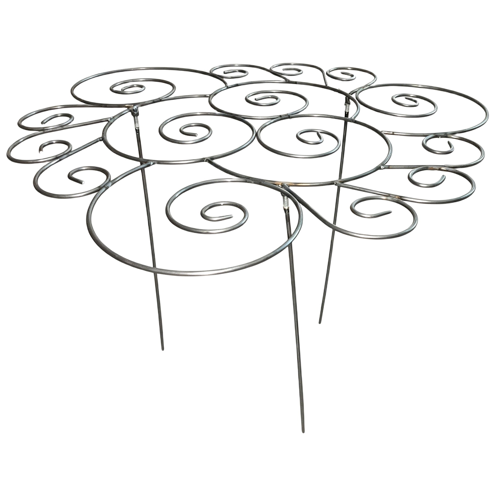 Reusable Metal Plant Stem Support – Sturdy Alloy Garden Stake for Flowers, Vines, Tomatoes – Indoor/Outdoor Plant Stabilizer, 18.7*18.7*11.42 Inch, 1Pc