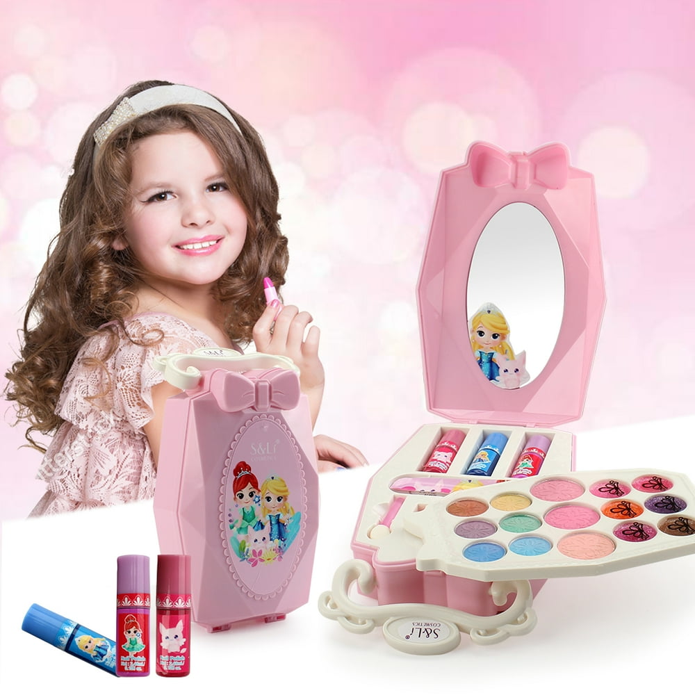 Washable Kids Makeup Kit for Girls, Beauty Real Makeup Kit, Girls
