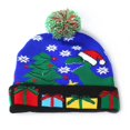 thumbnail image 1 of Gorro de punto de alto grado para niños y adultos, gorro de lana con luz LED de siete colores, cálido y frío, regalo de fiesta, gorros navideños, 1 of 4
