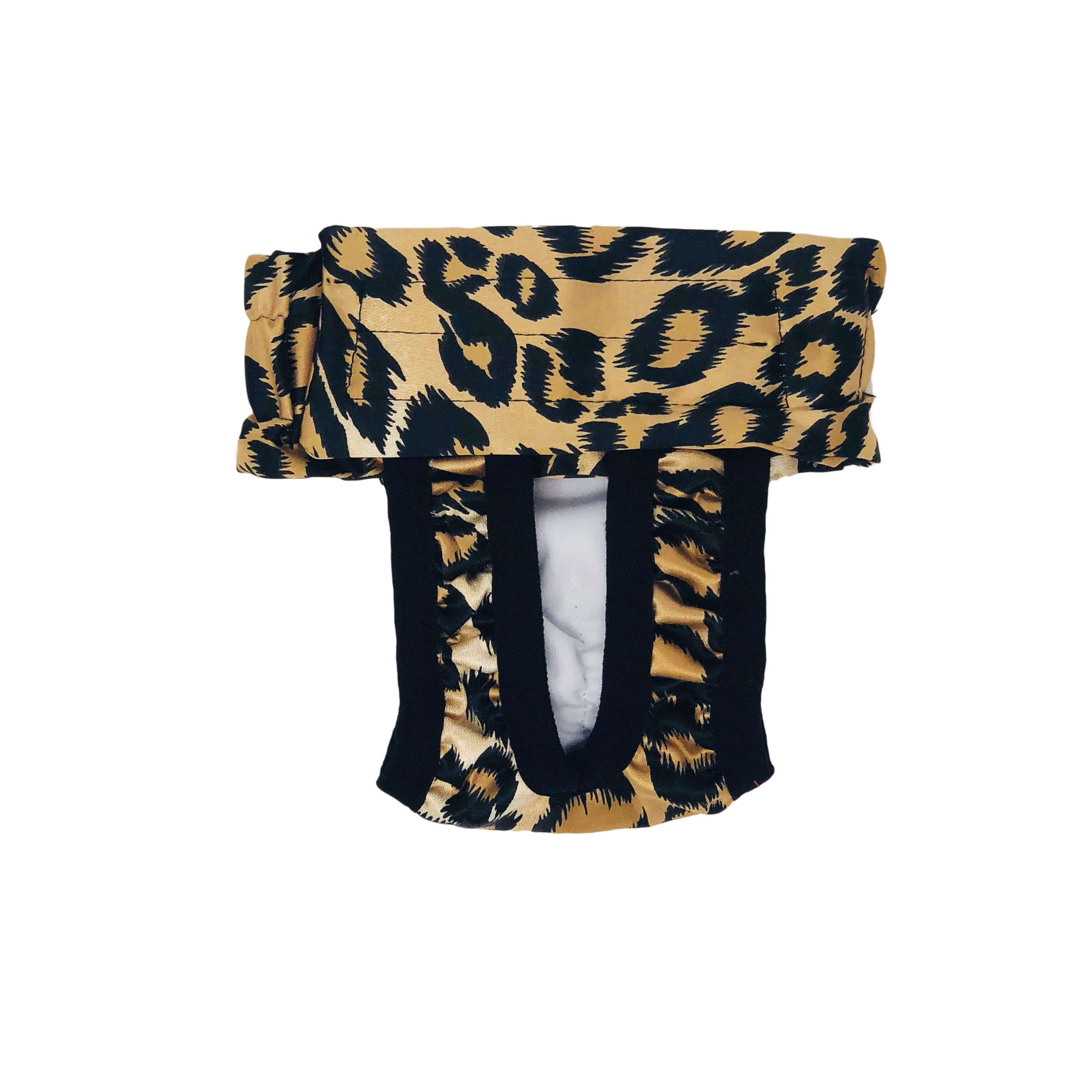 Barkertime Cheetah Washable Cat Diaper Pullup Made in USA
