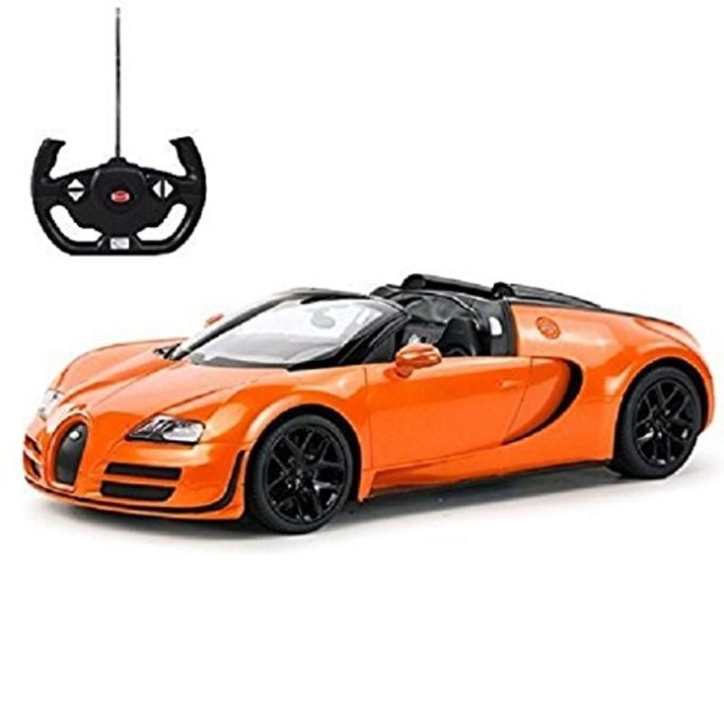 1:14 RC Bugatti Veyron Grand Sport Vitesse Car (Orange) - Walmart.com