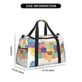 thumbnail image 3 of Kdxio USA MAP Travel Duffel Bag Gym Bag Weekender Travel Bag Gym Bag for Women &Men Airplane Travel Essentials for Flying, 3 of 7