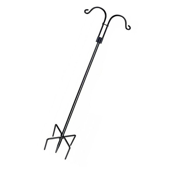 Acahhotxx Outdoor Stake, Wild Bird Feeding Stand with Hook for Garden Outdoor Decors Bird Bath Bird Feeding Station Hanging Bird Feeders