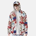 thumbnail image 2 of Kdxio Colorful Mushrooms Print Women Men Sun Protection UPF 50+ Jackets Zip Up Long Sleeve Hoodie Hiking Lightweight with Pockets, 2 of 7