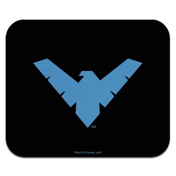 Batman Nightwing Logo Low Profile Thin Mouse Pad Mousepad