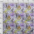 thumbnail image 3 of oneOone Georgette Viscose Purple Fabric Beach Sewing Craft Projects Fabric Prints By Yard 42 Inch Wide, 3 of 4