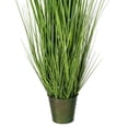 thumbnail image 4 of Vickerman 48" Artificial Potted Green Grass and Cattails., 4 of 4
