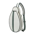 thumbnail image 2 of S SERENABLE Sac de Tennis Équipement Transporter Sac Femmes Hommes Réglable Sangle Tennis Sac de Rangement Beige, 2 of 9