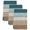 Brown Grey Green, variant on Teal Brown Kitchen Towels Set of 3, Farmhouse Vintage Abstract Wooden Grain Absorbent Dish Towels for Kitchen, Microfiber Hand Towel, Quick Drying Tea Towel for Cleaning Decorative Dishcloths