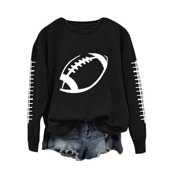 Womens Crewneck Sweatshirt Cotton Soft Lined Pullover Casual Fall Winter Clothes Vintage Graphic Trendy Streetwear Tops