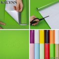 thumbnail image 5 of Papel tapiz autoadhesivo de PVC para decoración de paredes, color verde brillante, para renovación de muebles, armarios de cocina, papel tapiz impermeable, 5 of 5