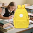 thumbnail image 2 of HJYCHN School Backpack for Girls Lightweight Student Bookbag for Kids Boys and Girls Comfortable Shoulder Straps School Backpacks Yellow One Size, 2 of 4