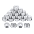 thumbnail image 1 of Uxcell Tapas de Flip Off de 13 mm 200PCS Sellos Sin Bisel Tapas de Flip Off para Frascos de Vidrio Botellas Liofilizadas, Transparente/Plateado Mate, 1 of 6