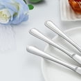 thumbnail image 4 of Dinner Knives Set of 36, 9” Butter Knives with Pretty Line Handle, Food Grade Stainless Steel Table Knife, Dishwasher Safe & Mirror Polished, 4 of 7