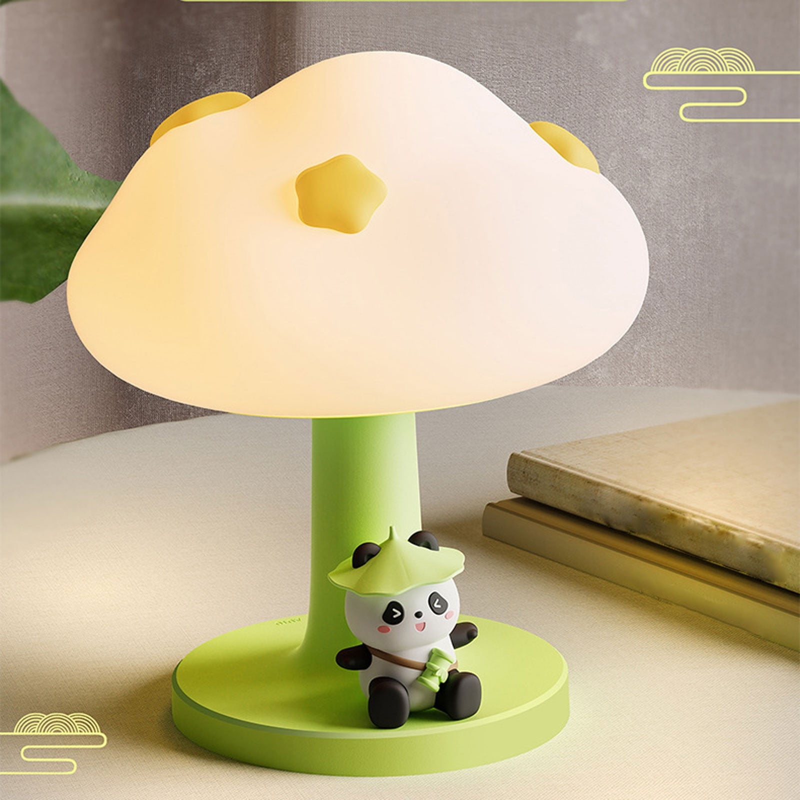 Stijggn Tod-dler Night Light Christmas Gifts for Women Mushroom Night Light Touch Night Light Toys for G*irls, Tod-dler, Ba*by, Rechargeable Nightlight for K-ids Room