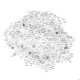 thumbnail image 1 of 5000 Uds. Confeti de boda transparente de 3mm, decoración de gemas brillantes de plástico con diamantes para fiesta (blanco), 1 of 4