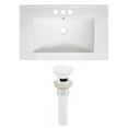 thumbnail image 1 of American Imaginations 35.5-in. W 3H8-in. Ceramic Top Set In White Color - Overflow Drain Incl. AI-23790, 1 of 6