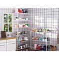 thumbnail image 3 of Heavy Duty 3 Tier Wire Shelving Unit Set of 2 with Shelf Liners, 1050lbs Capacity Adjustable Storage Rack for Garage Home and Commercial Use, 48 Inch Height 48 Inch Length 18 Inch Depth, 3 of 6