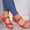 Red, variant on Women's Summer Solid Color Hollow Out Wedge Comfortable Soft Sandals Casual Summer Shoes for Women