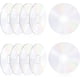 thumbnail image 1 of 10 unidades de CD transparentes para pintar, discos redondos, para decoración de paredes de habitaciones, decoración de pasteles de fiesta, 1 of 5