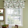 thumbnail image 4 of 2 Pack Valances for Windows, Summer Botanical Window Valances for Living Room/Bedroom/Bathroom, Farmhouse Retro Garden Plants Watercolor Light Filtering Kitchen Curtain Valance 54"W x18" L, 4 of 9