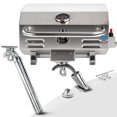 thumbnail image 1 of Parrilla para barco BTG Gear Tailwaves de acero inoxidable, 12.000 BTU, 1 of 9
