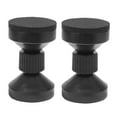 thumbnail image 4 of DEEPCRAFF Bed Wall Stopper Black Plastic 2Pcs 2.6X1.6X1.6In Furniture Stabilizer, 4 of 8