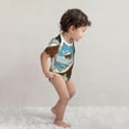 thumbnail image 4 of Gaeub Fresh Coconut Splash Print Infant Climbing Onesie,Toddler Outfit,Newborn Baby Bodysuit,Baby Boy Girl Clothes -9M, 4 of 6