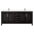 thumbnail image 4 of Wyndham Collection Wcv252580d-Vca-Mxx Daria 80" Free Standing Double Basin Vanity Set -, 4 of 7