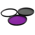 thumbnail image 1 of Kit De Filtro De Lente Fotográfica Profesional De 3 Piezas De 67 Mm Para Cámara Réflex Digital, Incluye Filtros UV, CPL, FL, Hechos De óptico H Sunnimix Filtro de lente de 67 mm, 1 of 10