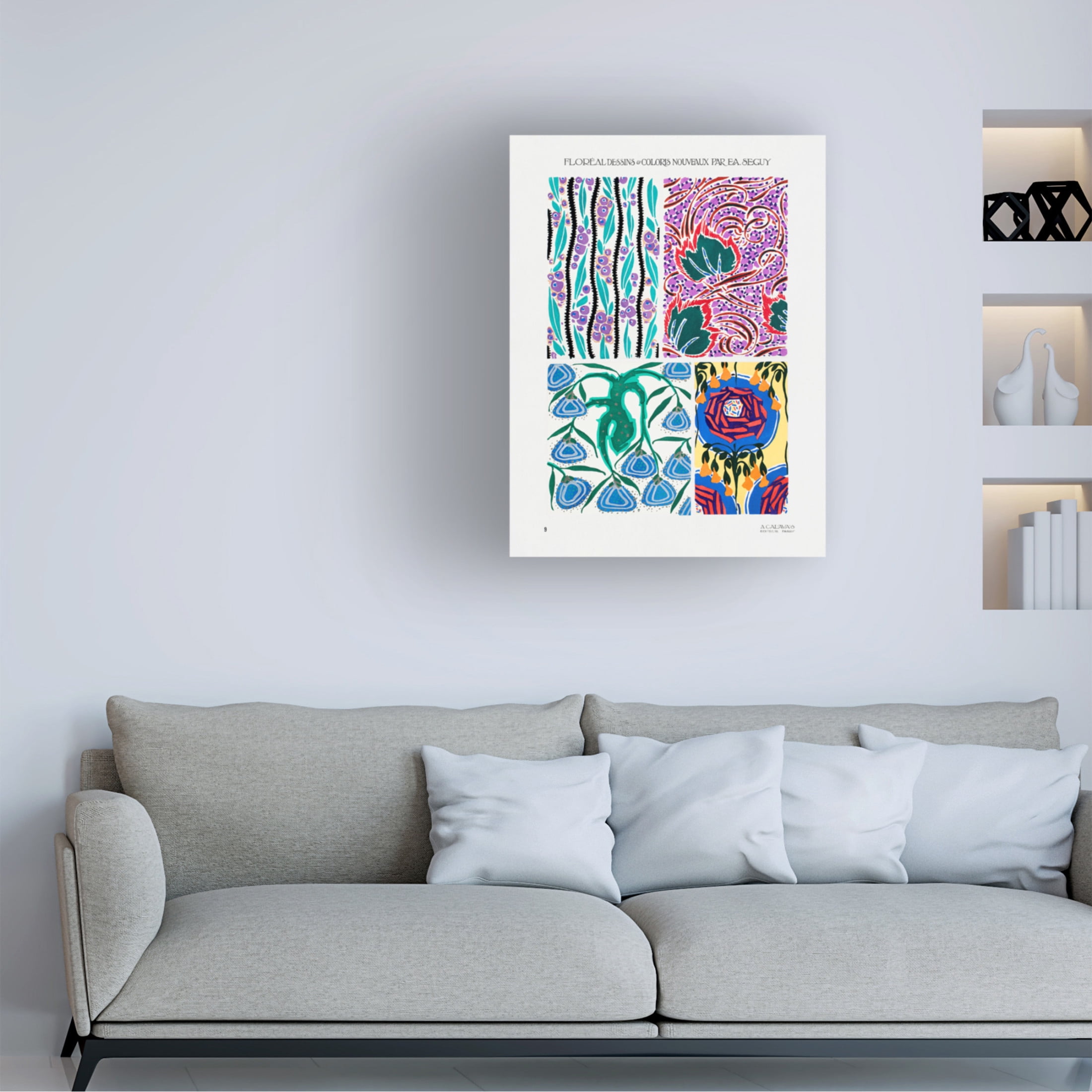 Trademark Fine Art Pictufy Pattern 09 Canvas Wall Art