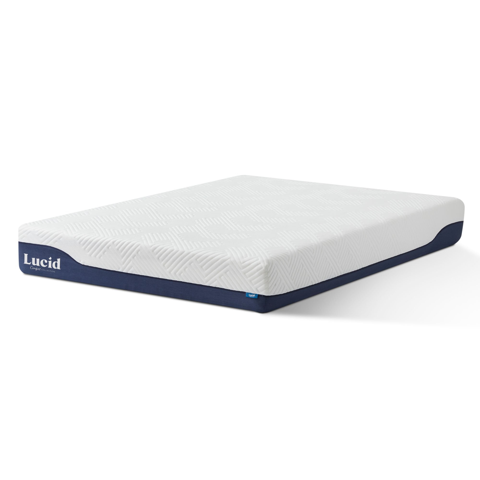 Lucid Comfort Collection 10" Gel and Aloe Hybrid Memory Foam Mattress, Cal King