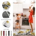 thumbnail image 5 of Sunflower Floral Kitchen Rug Set 2 Piece, Non Slip Kitchen Rugs and Mats Cushioned Anti Fatigue Kitchen Floor Mat Comfort Standing Kitchen Mat Set Sunflower on Retro Wooden Board, 5 of 6