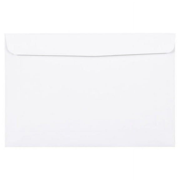 JAM Paper 6 x 9 Booklet Commercial Envelopes, White, 25 per Pack