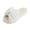 Beige, variant on Cotton Blend Slippers, Luxury Bedroom Shoes, Women's Indoor Linen Slippers Chiffon Bow Knot House Shoes Breathable Cotton Blend Flat Open Toe Luxury Bedroom Slides, Black 5.5