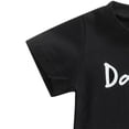 thumbnail image 5 of mgoYE Newborn Baby Girl Clothes Letter Print Tassel T-shirt Top Pants Headband 3Pcs Summer Outfit Set for Infant 0-24M(Black,6-12 Months), 5 of 7