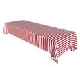 thumbnail image 3 of GUOOL Disposable Table Cloth Covers Tablecloths Cover Wedding Party Red Stripe, 3 of 7