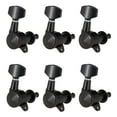 thumbnail image 2 of Guitar Machine Heads Tuning Keys Set 6Pcs Right for Electric Guitar, Professional Pegs, Black, 2 of 9